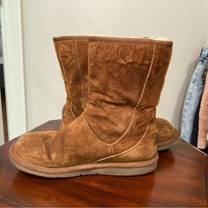 Brown Suede Boots